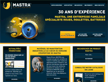 Tablet Screenshot of mastra.fr